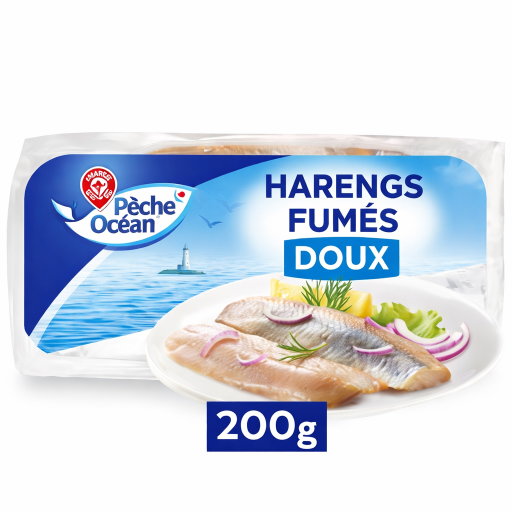 Filets de hareng Pêche Océan MSC - Doux - 200g