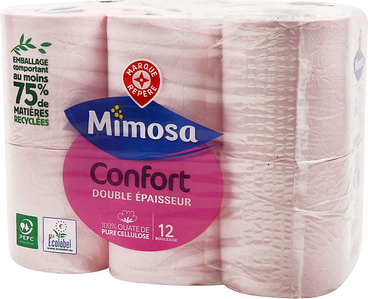MIMOSA CONFORT DOUBLE EPAISSEUR X 12