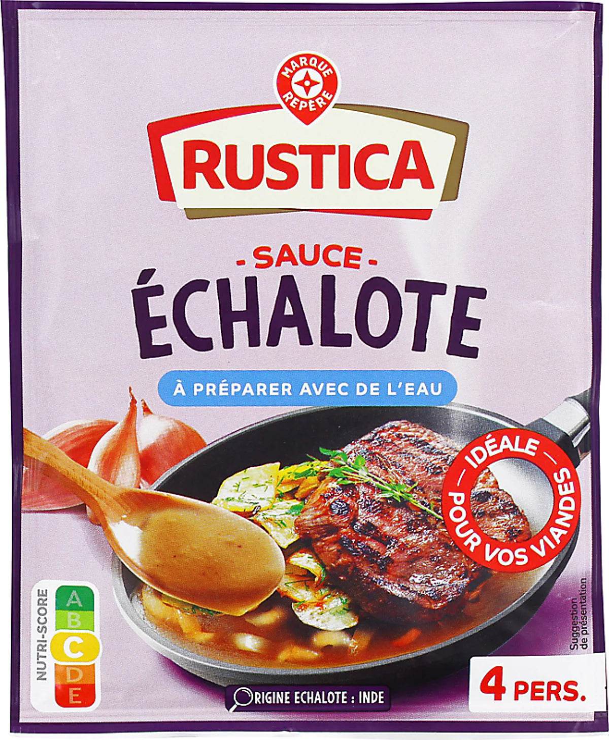 RUSTICA SAUCE ECHALOTE DE 33GR