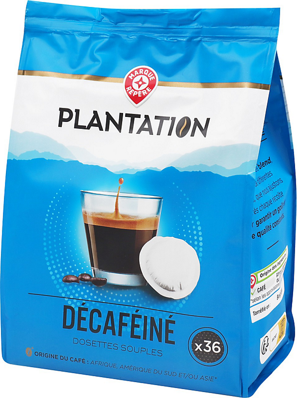 PLANTATION DECAFEINE X 36 DE 250 GR