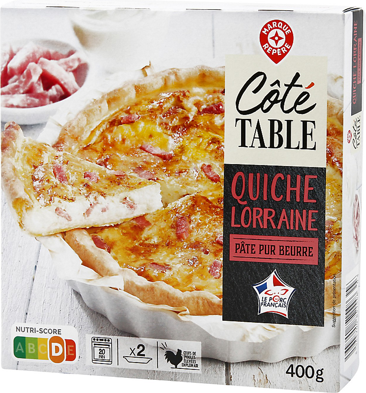 QUICHE LORRAINE DE 400GR