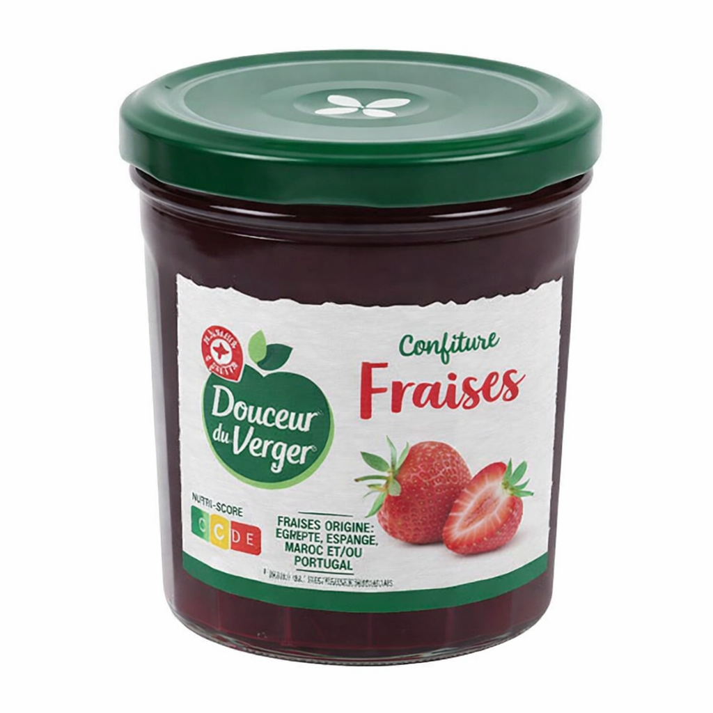 DOUCEUR DU VERGER CONFITURE FRAISES DE 370GR