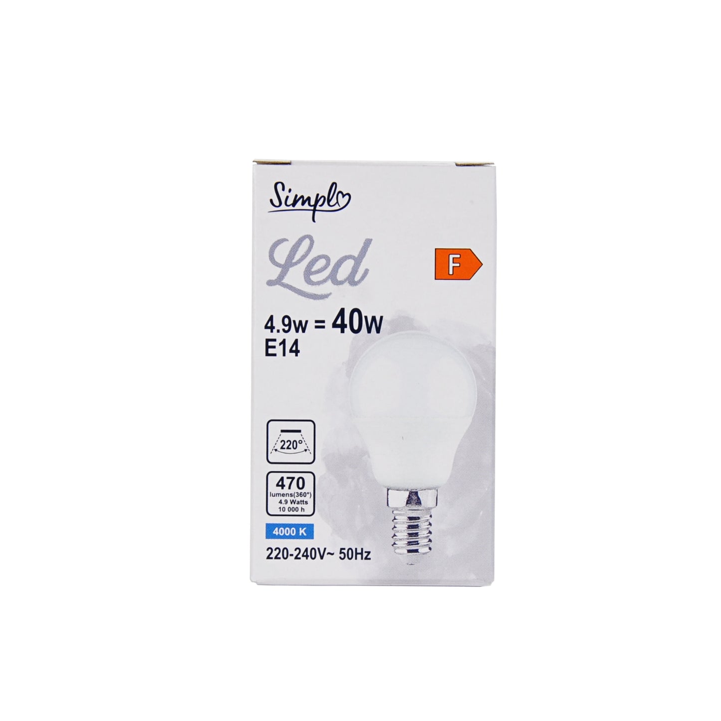 LED E14 DE 4.9=40W