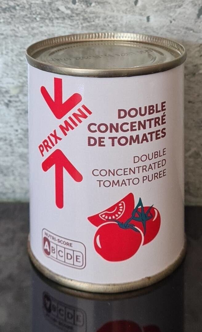 PRIX MINI DOUBLE CONCENTRE DE TOMATES DE 140 GR