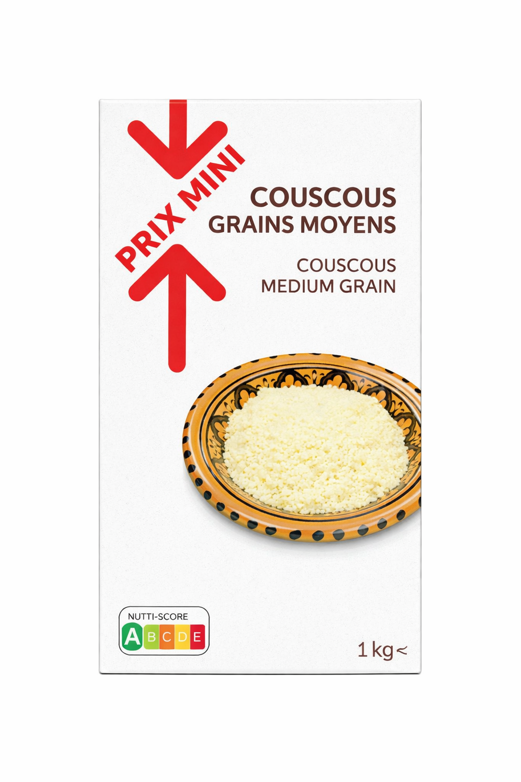 PRIX MINI COUSCOUS GRAINS MOYENS DE 1 KG