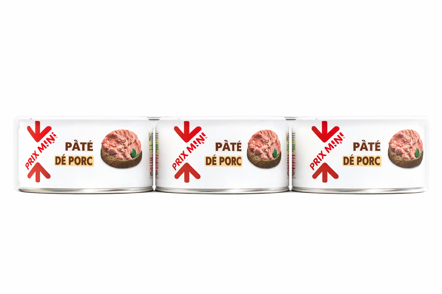 PRIX MINI PATE DE FOIE DE 3X 78 GR DE 234 GR