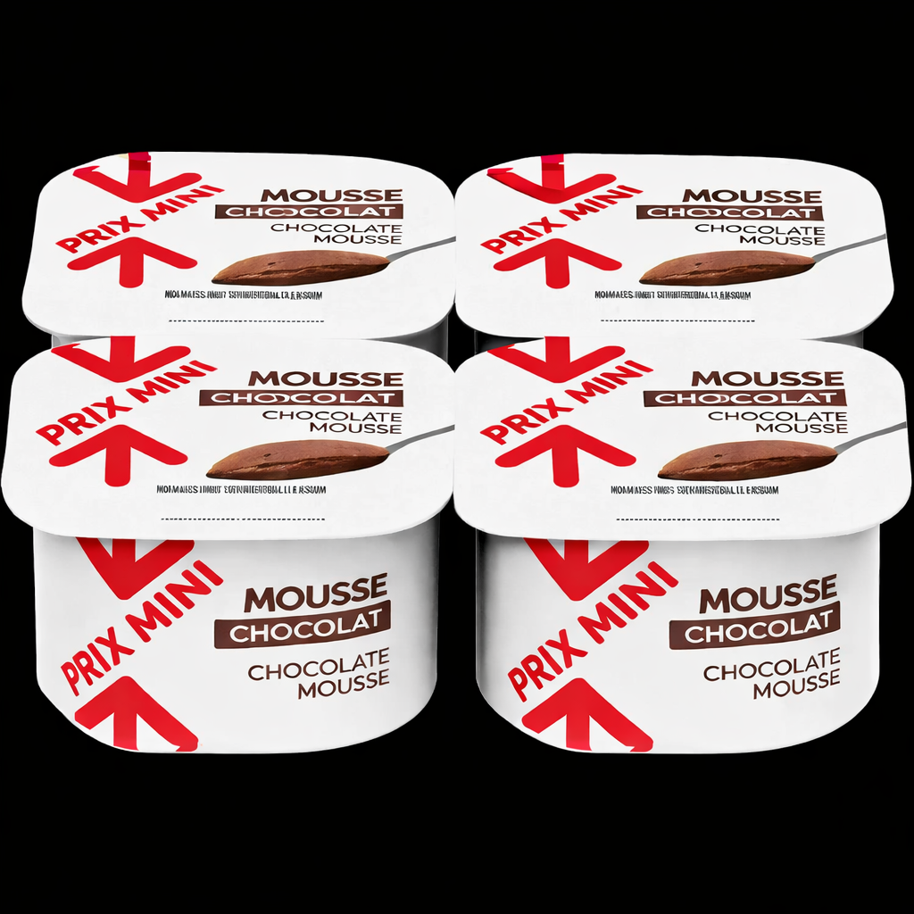 MOUSSE AU CHOCOLAT X4