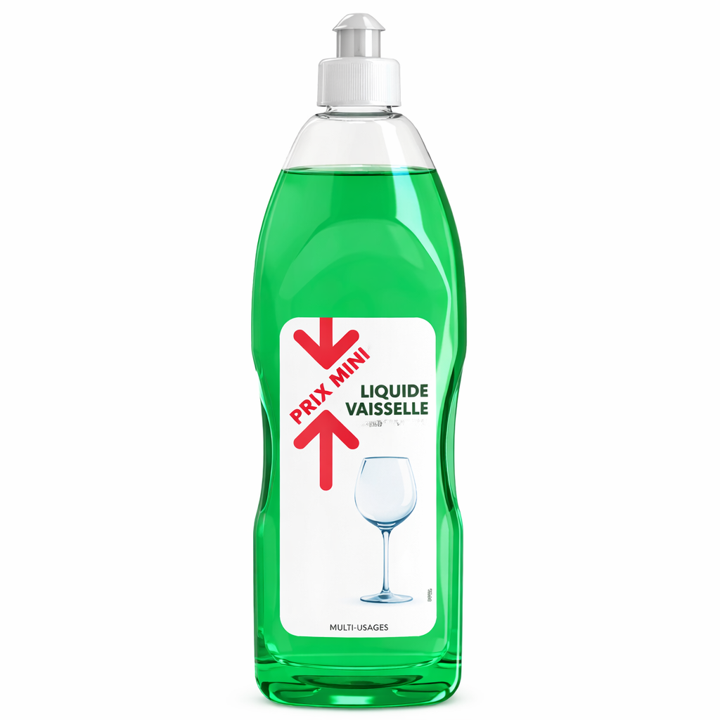 LIQUIDE VAISELLE POMME DE 1L