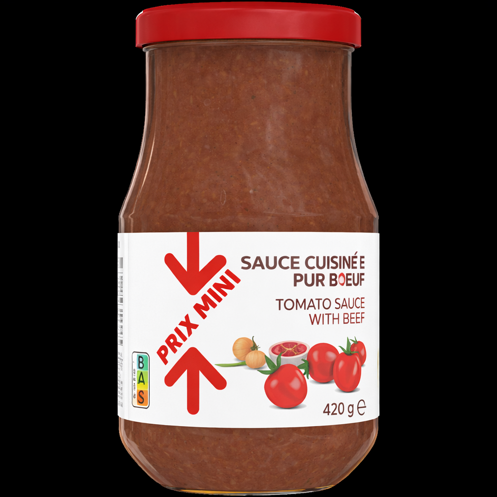 PRIX MINI SAUCE CUISINEE PUR BOEUF DE 420 GR