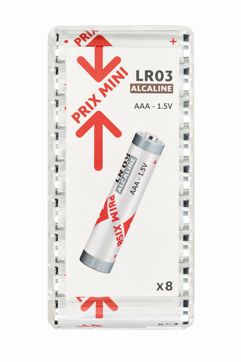 PRIX MINI PILE LR03 X8