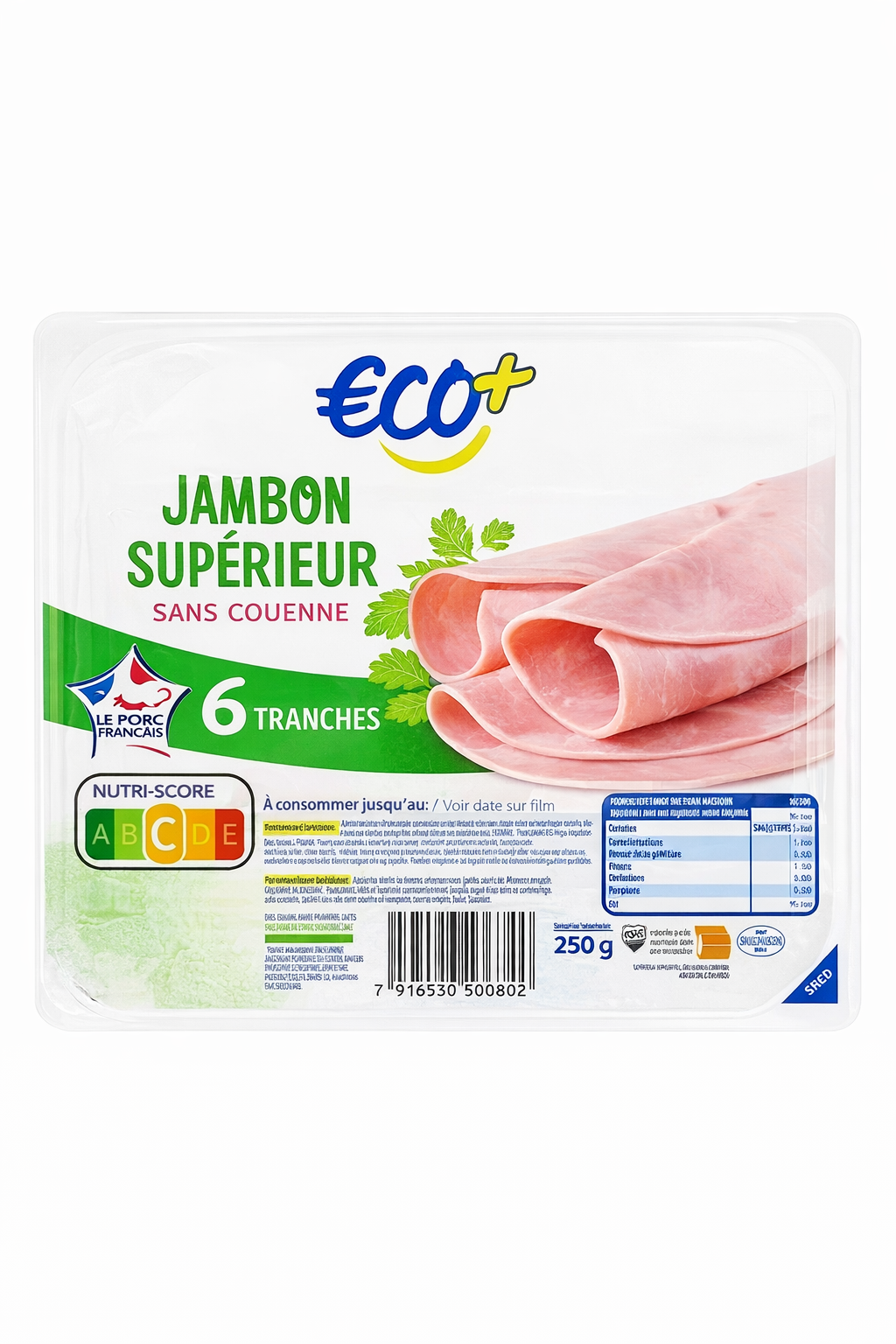 JAMBON SUPERIEUR X6 DE 240GR