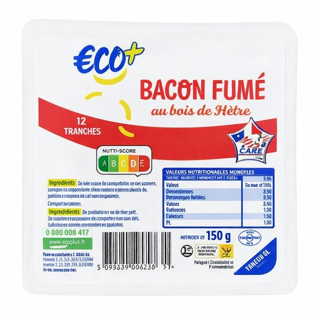 BACON FUME DE 150 GR