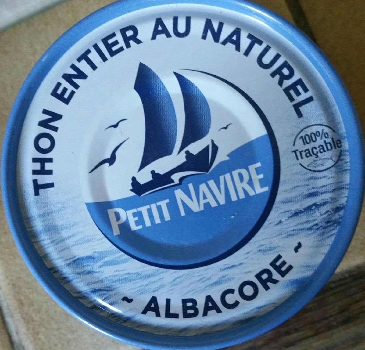 PETIT NAVIRE THON ENTIER DE 132 GR