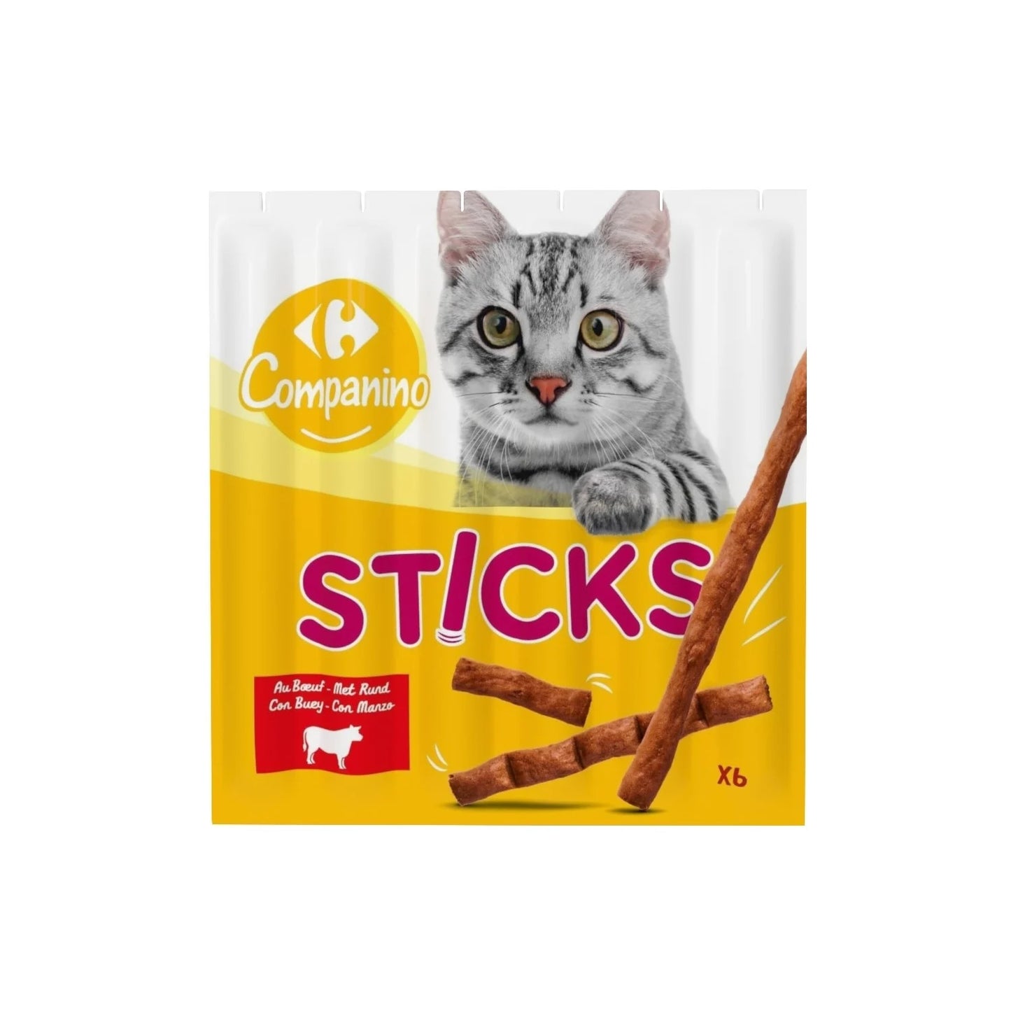 STICKS AU BOEUF 6X5GR