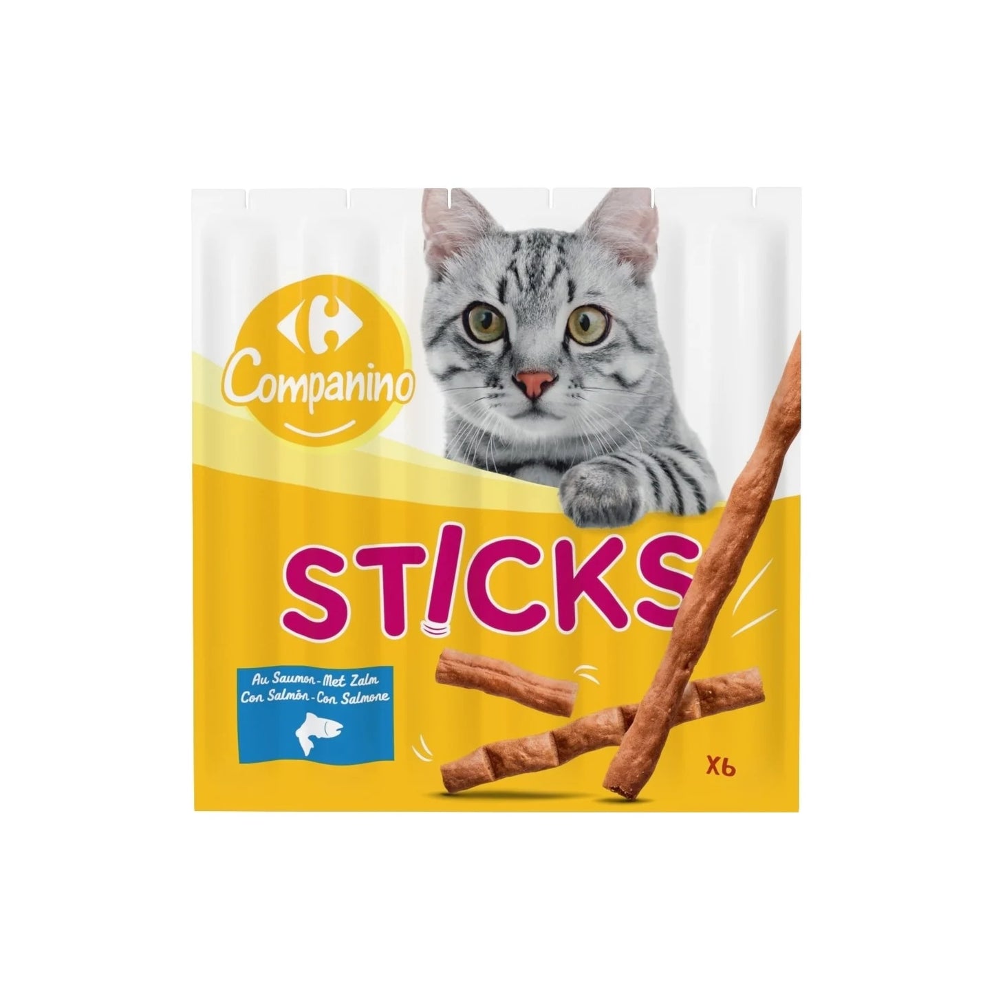 STICKS AU SAUMON 6X5GR