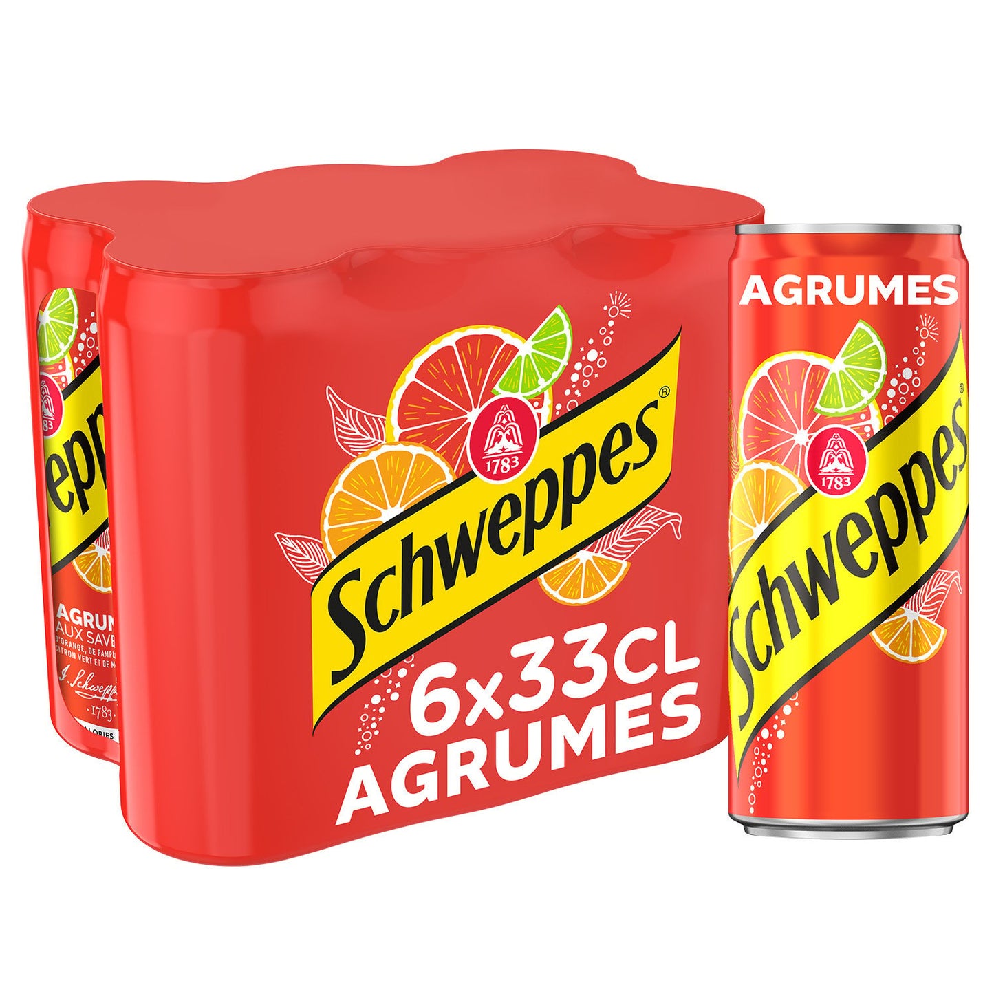 SCHWEPPES AGRUMES DE 6X33CL