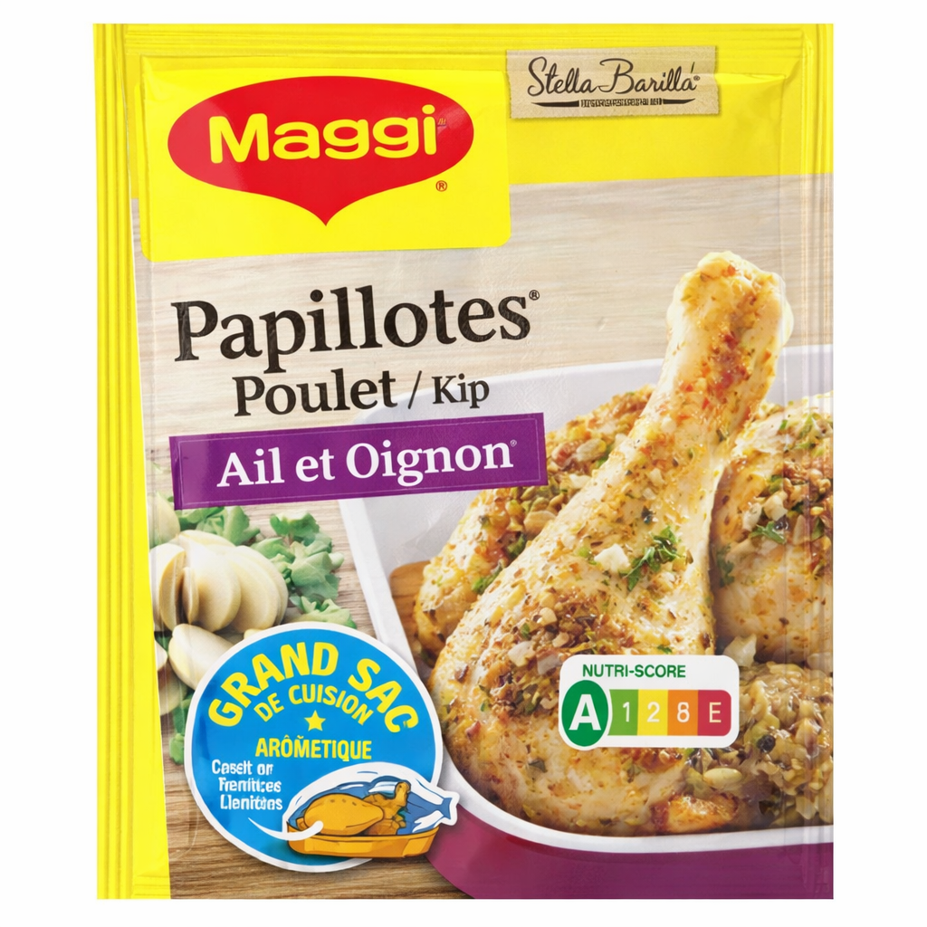 MAGGI PAPILLOTES POULET AIL ET OIGNON DE 36GR