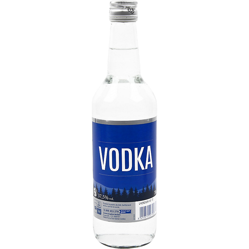 VODKA ALC 37.5 VOL  DE 70CL