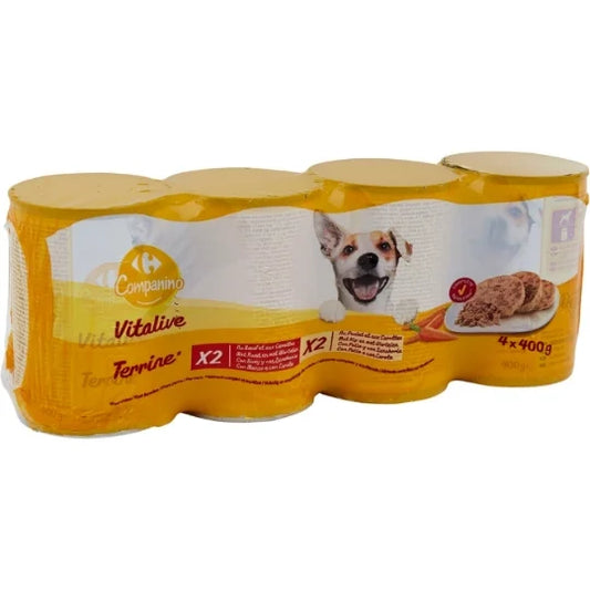 TERRINE 2BOEUF 2 POULET DE 1.6KG