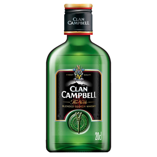FLASK DE CLAN CAMPBELL ALC 40  VOL DE 20CL