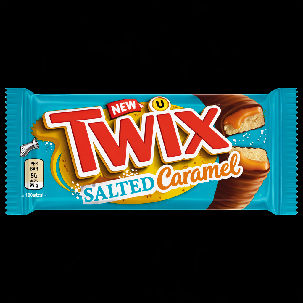 TWIX  SALTED CARAMEL BLEU   X2