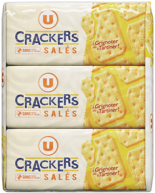 U  CRACKERS SALES DE 100 GR