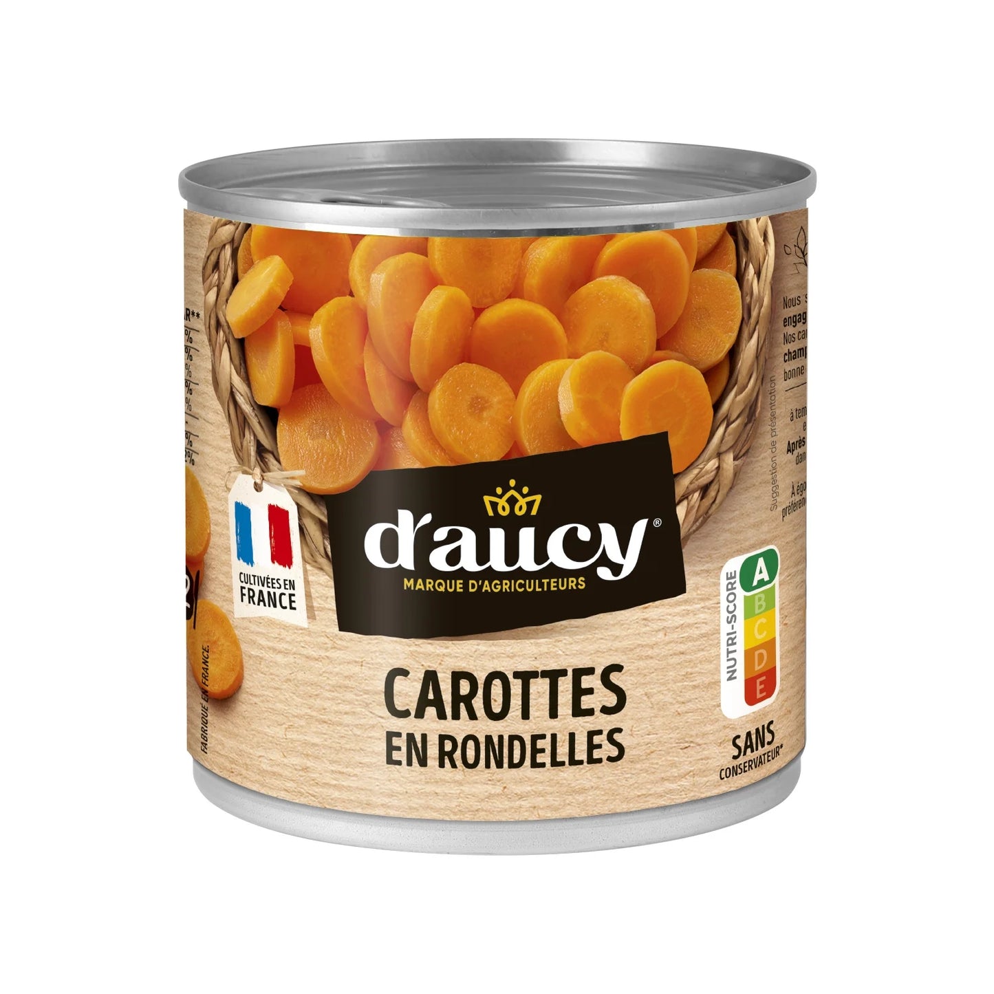 Carottes rondelles D'aucy 240g