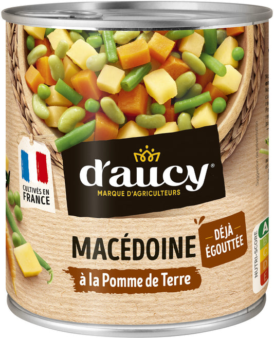 Macédoine déjà égouttée D'aucy 530g