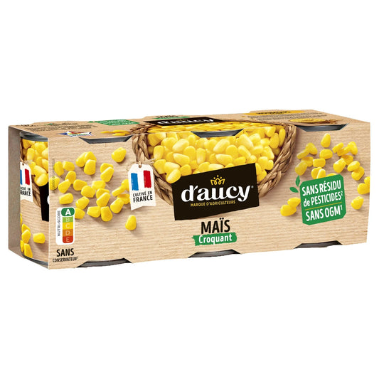 Maïs ultra croquant D'Aucy 3x140g
