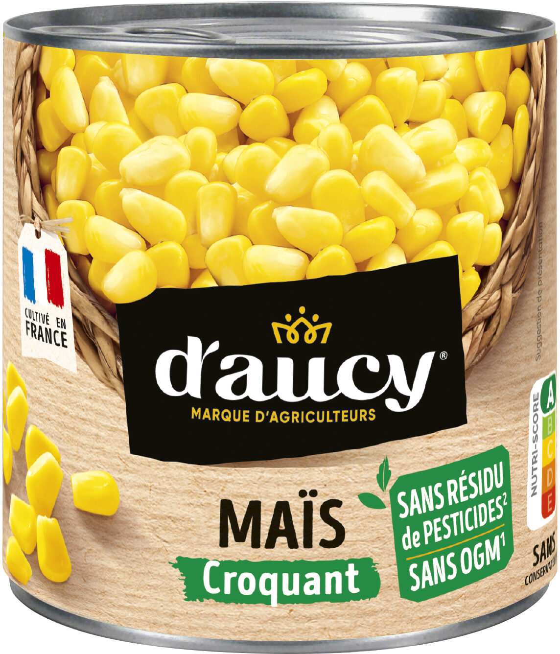 Maïs ultra croquant D'Aucy 285g