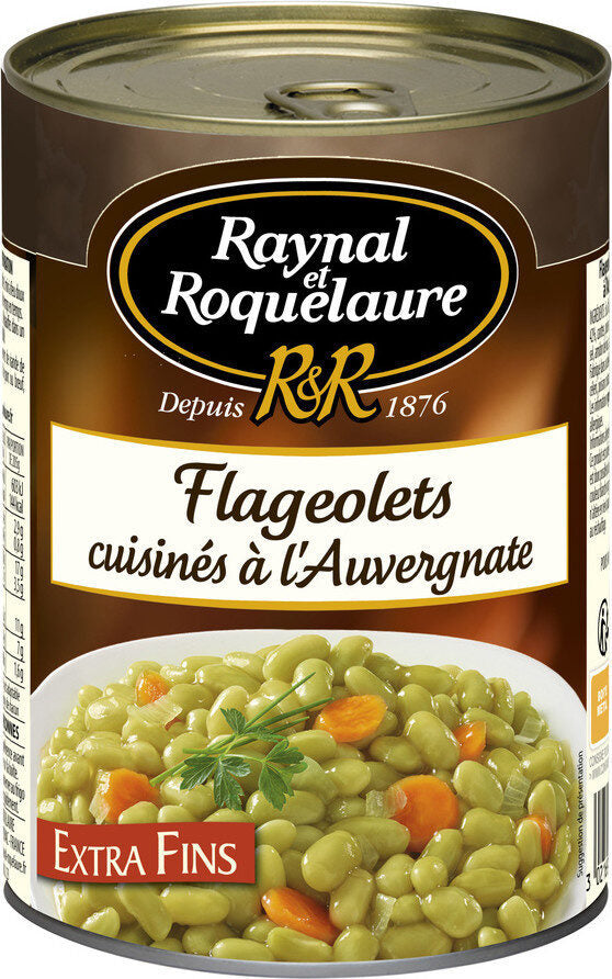FLAGEOLETS CUISINES A LAUVERGNATE EXTRA FINS DE 410GR