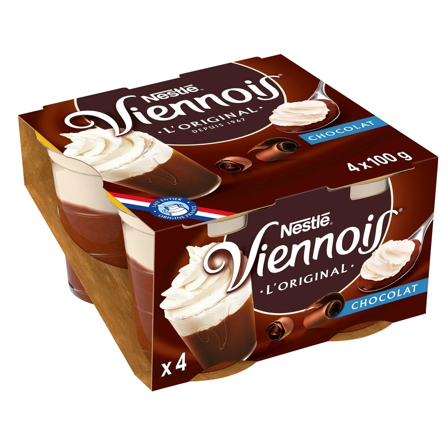 NESTLE VIENNOIS LORIGINAL CHOCOLAT DE 4X100GR