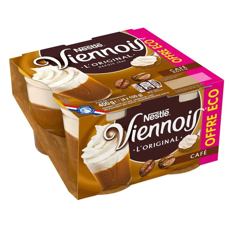 NESTLE VIENNOIS CAFE DE 4X100GR