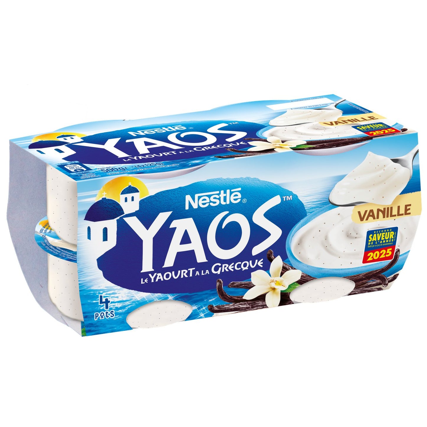 NESTE YAOS A LA GRECQUE DE VANILLE DE 500GR