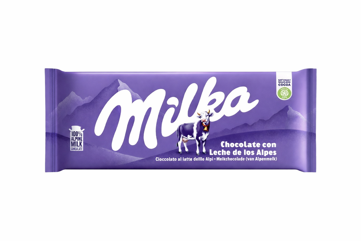 MILKA AU LAIT DU PAYS ALPIN DE 100GR
