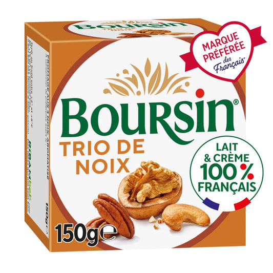 BOURSIN TRIO DE NOIX DE 150 GR