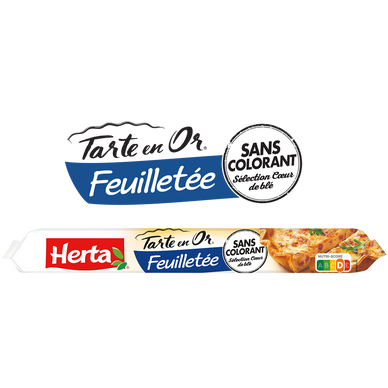Pâte feuilletée Herta Tarte en Or - 230g