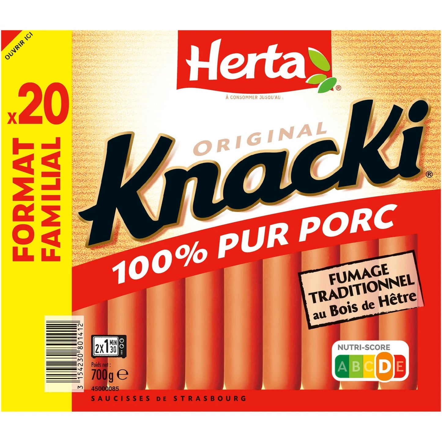 Knacki Original Herta x20 - 700g