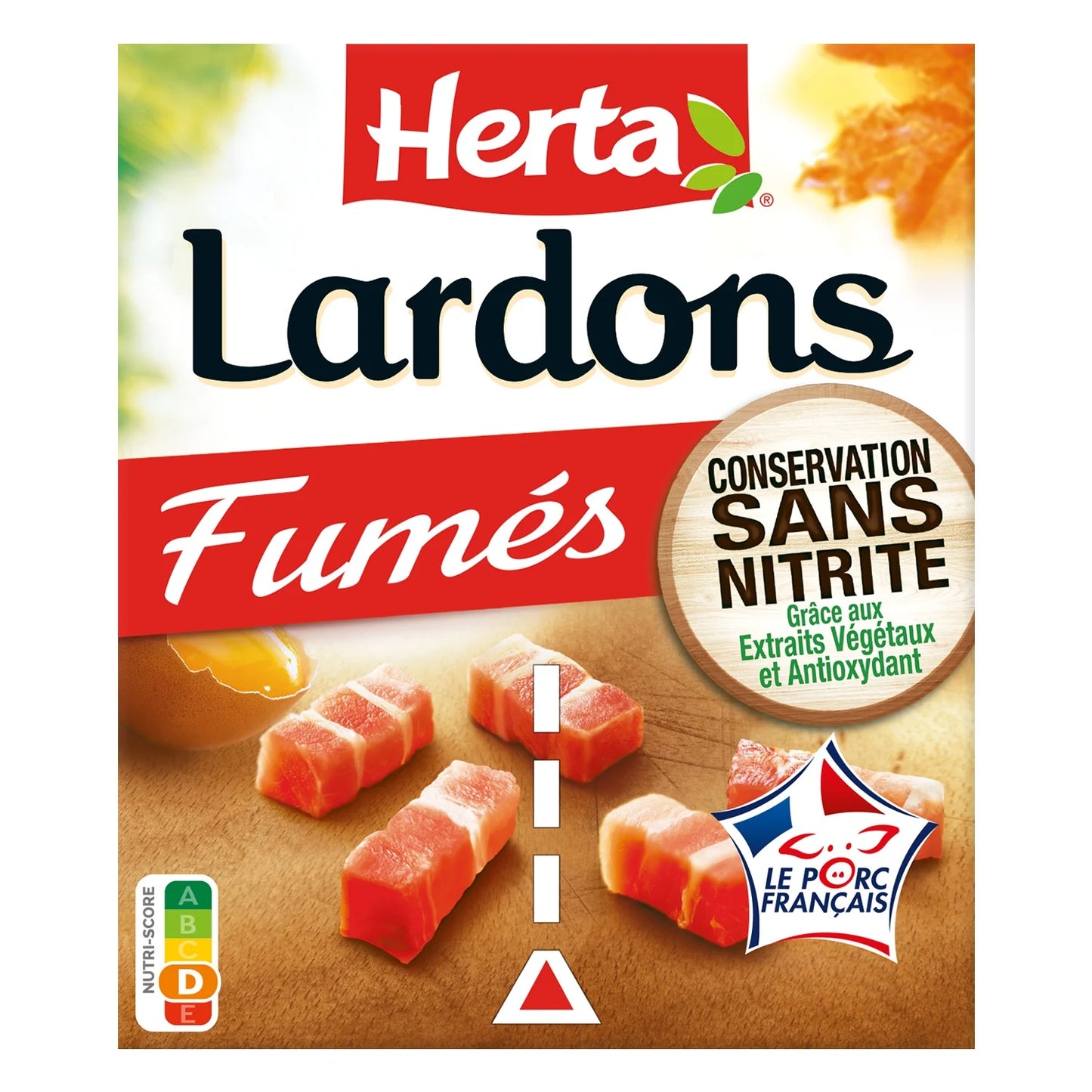 Lardons fumés Herta Sans nitrite - 2x75g