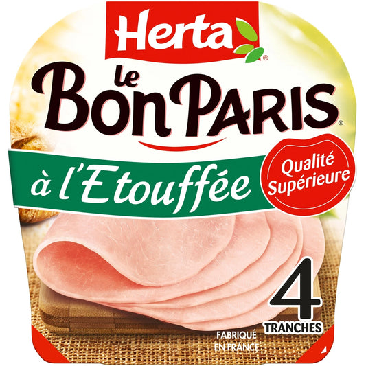 Jambon Le Bon Paris Herta À l'étouffée x4 - 170g