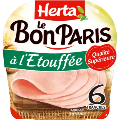 Jambon Le Bon Paris Herta À l'étouffée x6 - 255g