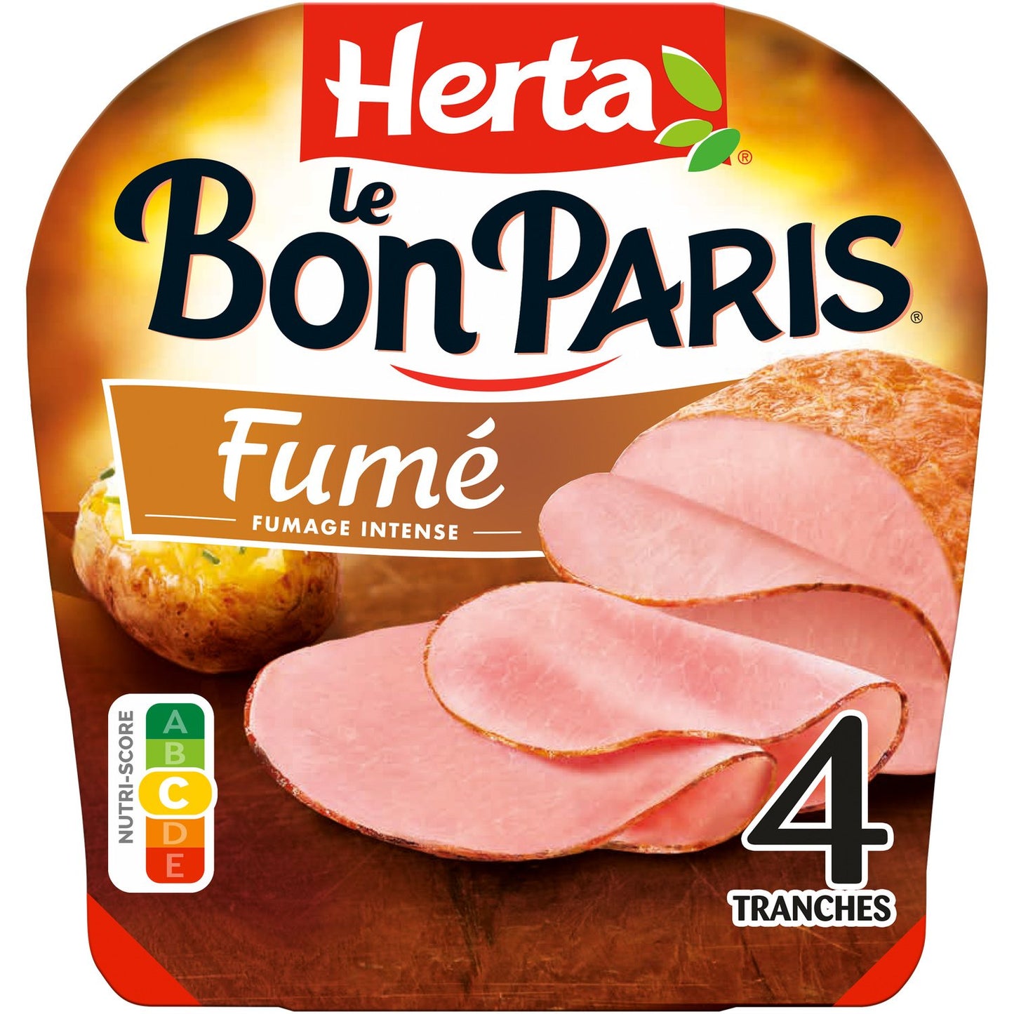Jambon Le Bon Paris Herta Fumé x4 - 140g