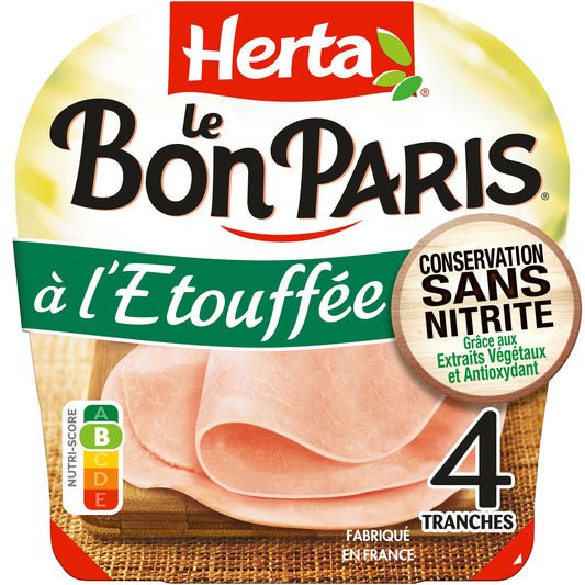 HERTA LE BON PARIS A L ETOUFFEE X4 DE 140GR