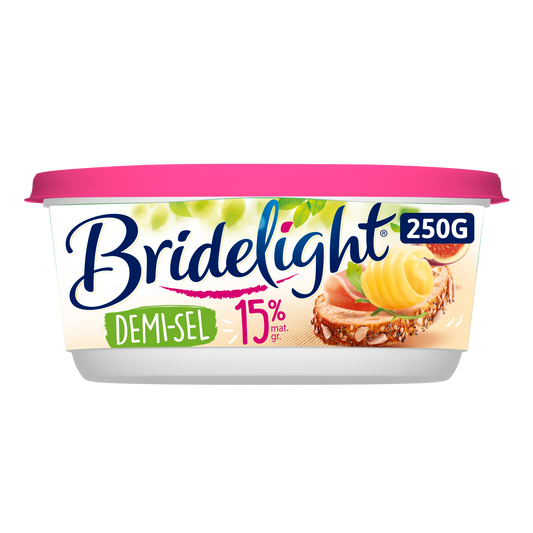 Matière grasse Bridelight Demi-sel - 15% MG - 250g