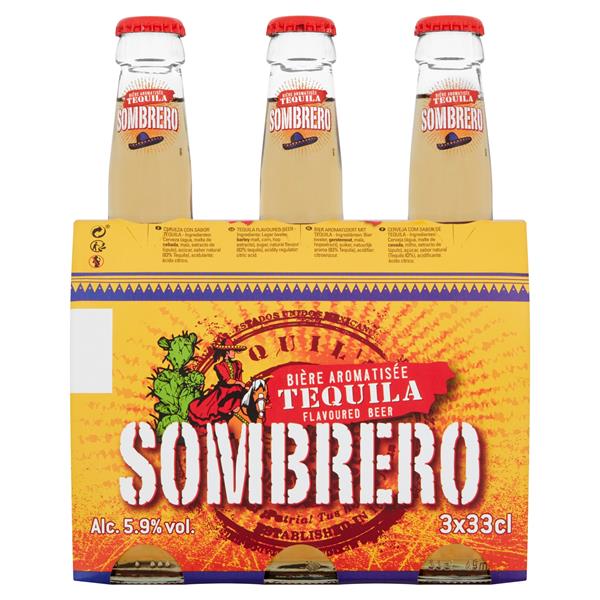 BIERE AROMATISSE SOMBRERO ALC 5.9   VOL DE 3X33 CL