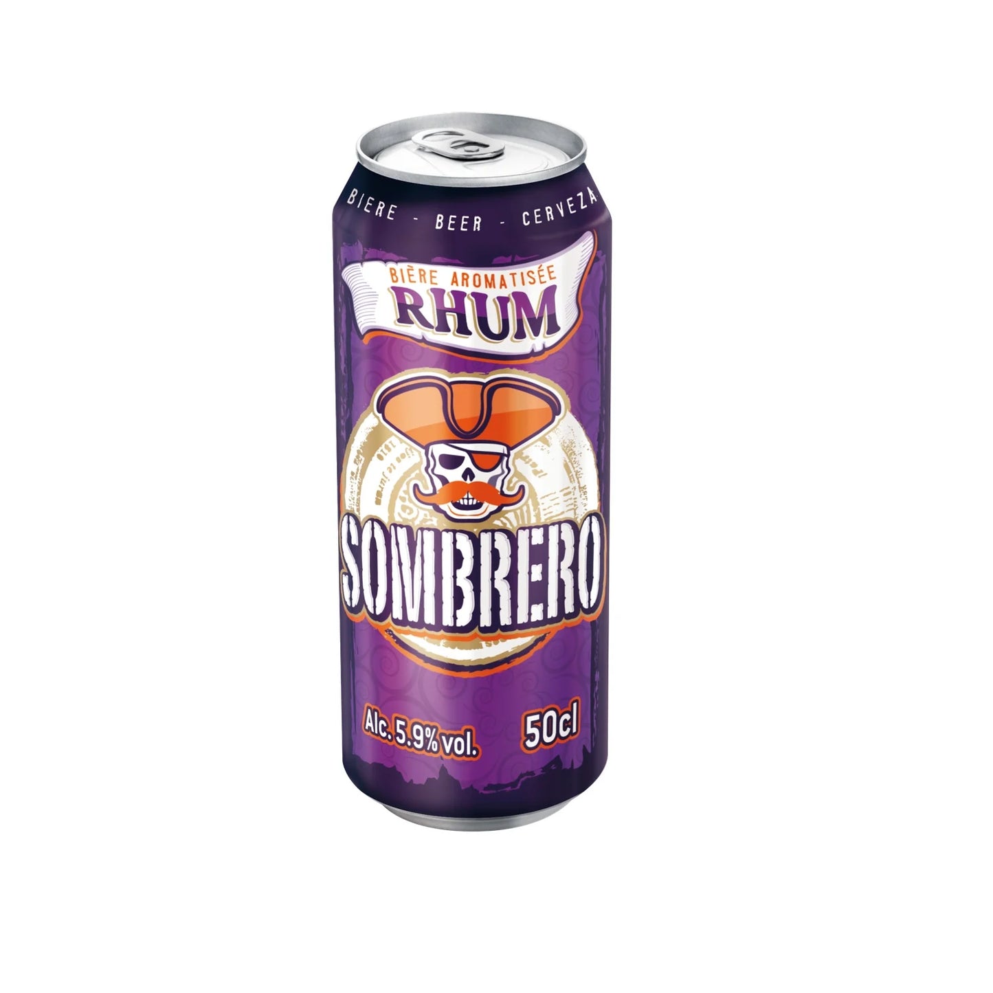 BIERE AROMATISEE SOMBRERO RHUM  ALC 5.9 VOL DE 50 CL