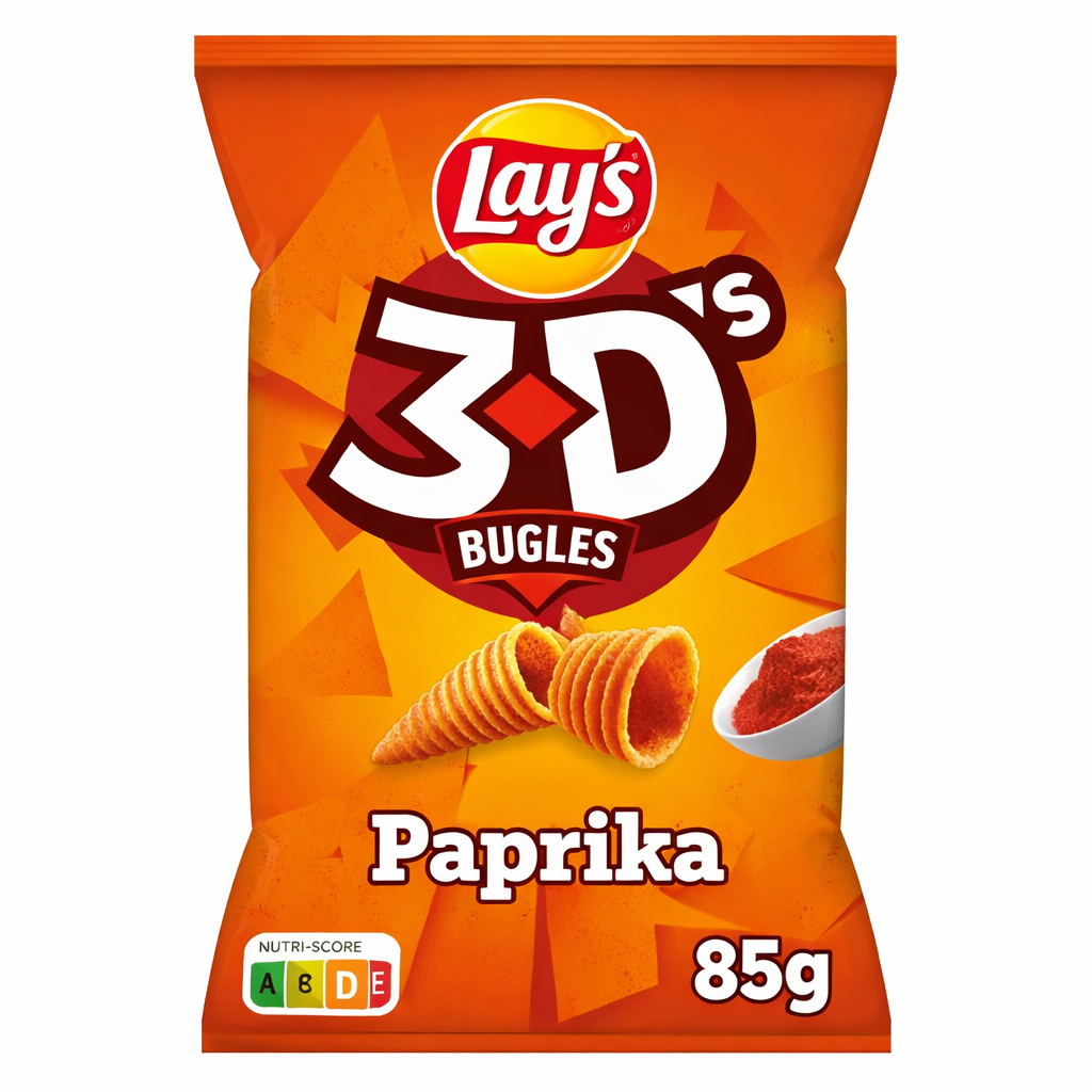 LAYS 3D BUGLES GOUT PAPRIKA DE 85GR