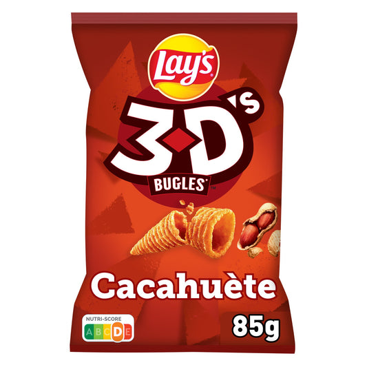 LAYS 3D BUGLES GOUT CACAHUETE DE 85GR