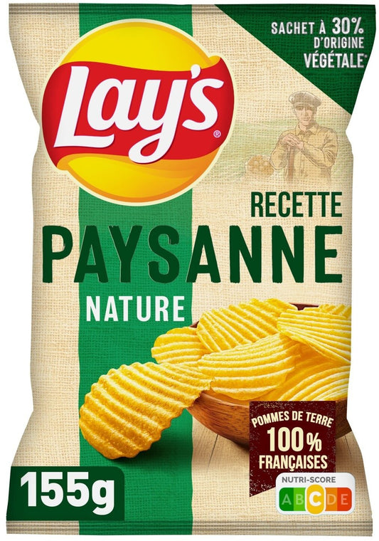 LAYS PAYSANNE NATURE DE 155GR