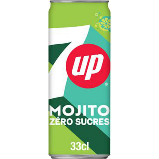SEVEN UP SAVEUR MOJITO DE 33CL